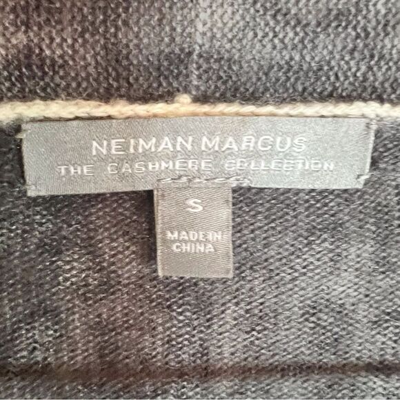 Neiman Marcus Cashmere Collection 100% Cashmere Cardigan Size Small Animal Print - Picture 5 of 6